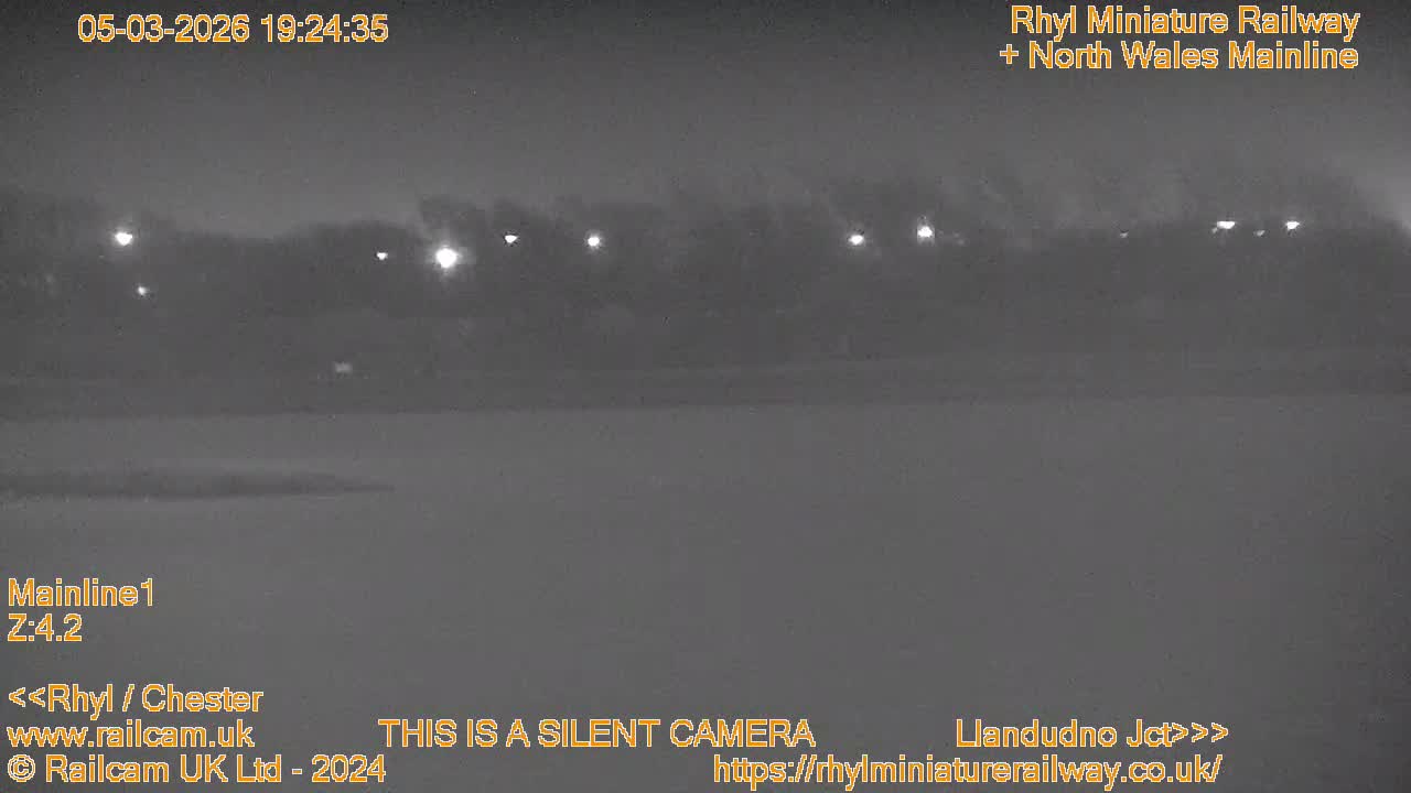 Rhyl, Marine Lake & Rhyl Miniature Railway Live Cam - Denbighshire, Clwyd, Wales, United Kingdom