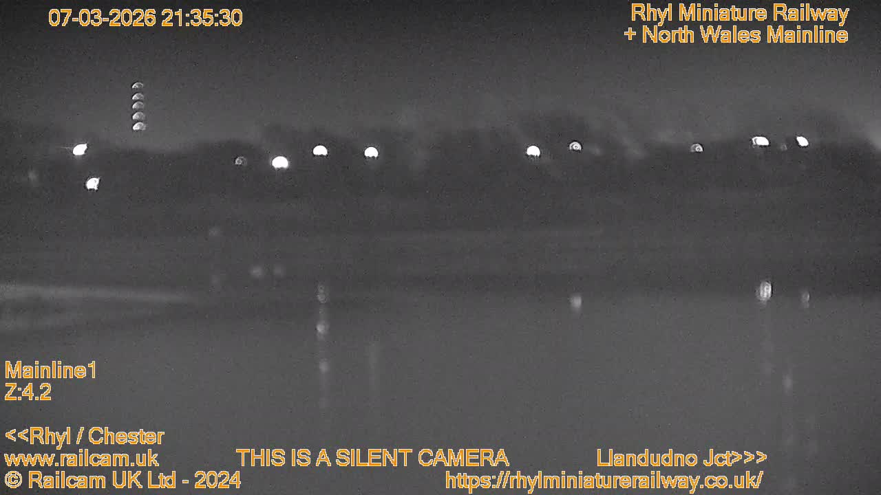 Rhyl, Marine Lake & Rhyl Miniature Railway Live Cam - Denbighshire, Clwyd, Wales, United Kingdom