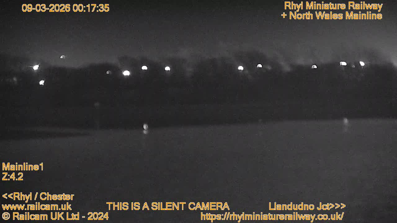 Rhyl, Marine Lake & Rhyl Miniature Railway Live Cam - Denbighshire, Clwyd, Wales, United Kingdom