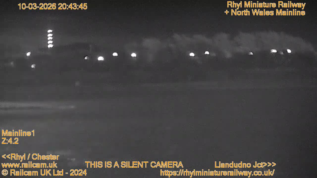 Rhyl, Marine Lake & Rhyl Miniature Railway Live Cam - Denbighshire, Clwyd, Wales, United Kingdom