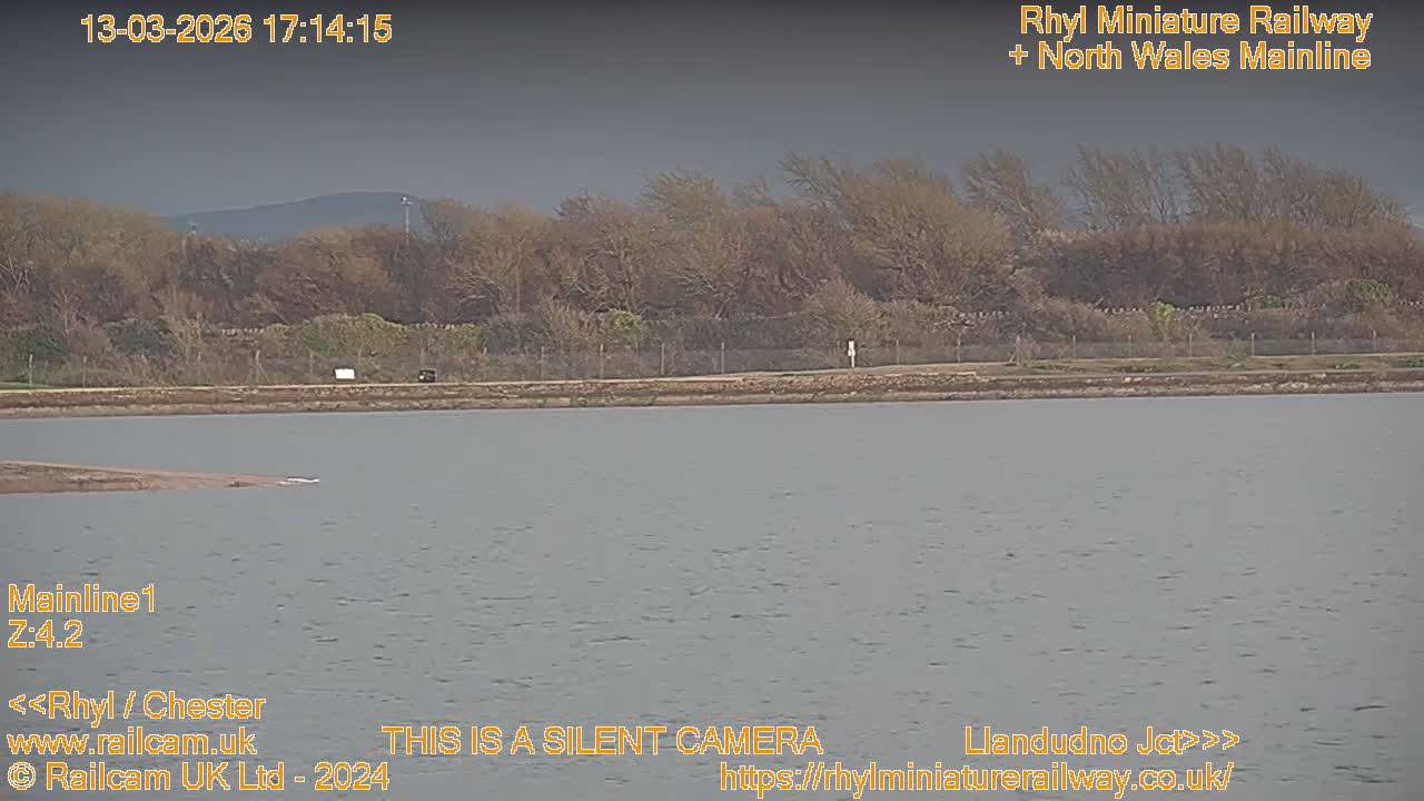 Rhyl, Marine Lake & Rhyl Miniature Railway Live Cam - Denbighshire, Clwyd, Wales, United Kingdom