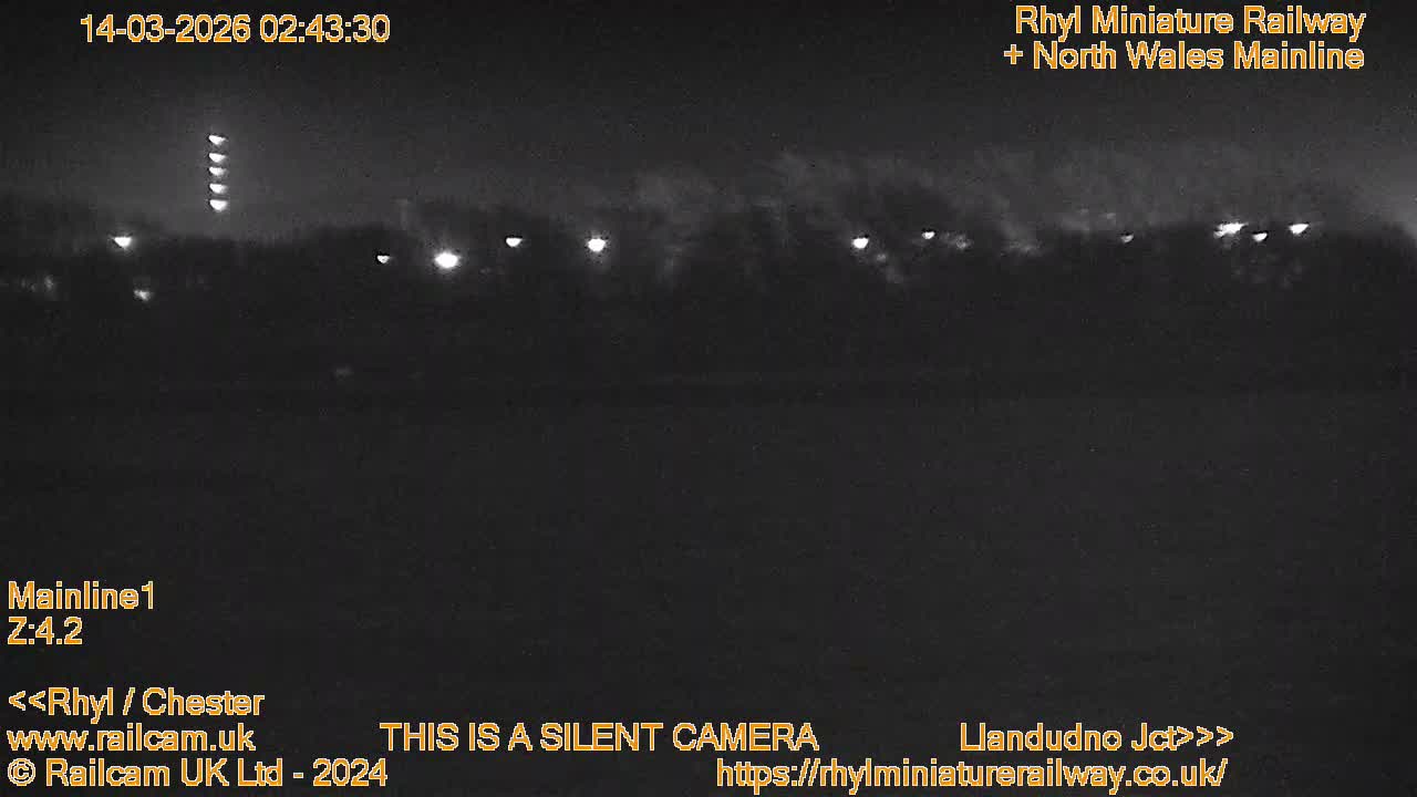 Rhyl, Marine Lake & Rhyl Miniature Railway Live Cam - Denbighshire, Clwyd, Wales, United Kingdom