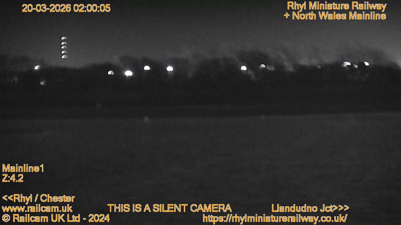 Rhyl, Marine Lake & Rhyl Miniature Railway Live Cam - Denbighshire, Clwyd, Wales, United Kingdom