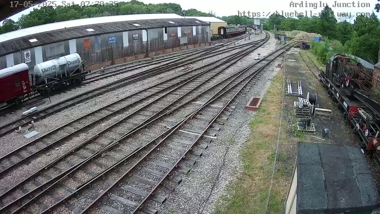 Sheffield Green, Bluebell Railway, Sheffield Park Station Ardingly Junction Live Cam - Uckfield, Wealden, East Sussex, South East, England, United Kingdom