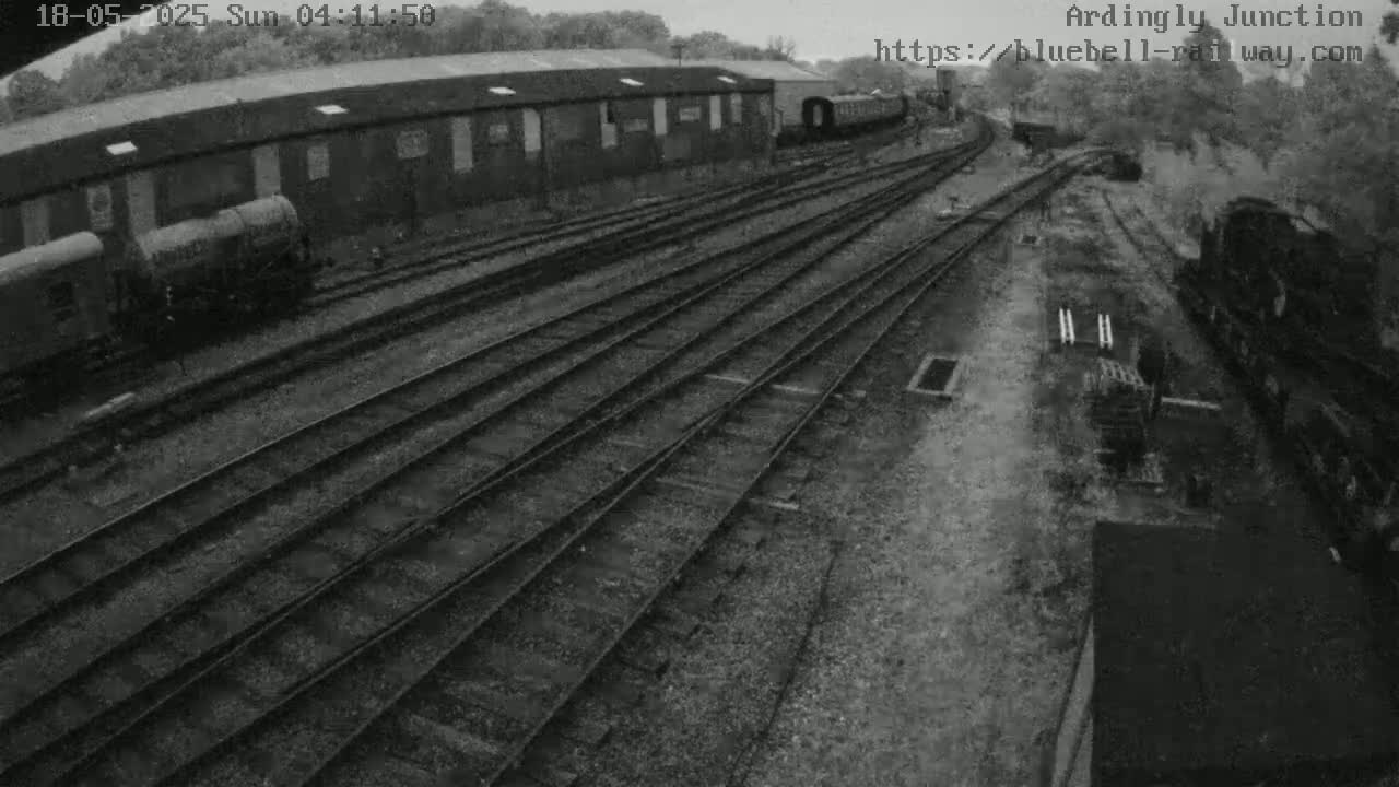 Sheffield Green, Bluebell Railway, Sheffield Park Station Ardingly Junction Live Cam - Uckfield, Wealden, East Sussex, South East, England, United Kingdom