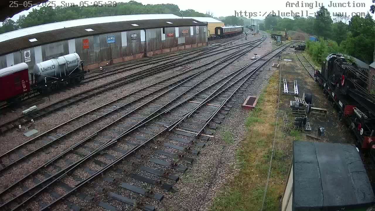 Sheffield Green, Bluebell Railway, Sheffield Park Station Ardingly Junction Live Cam - Uckfield, Wealden, East Sussex, South East, England, United Kingdom
