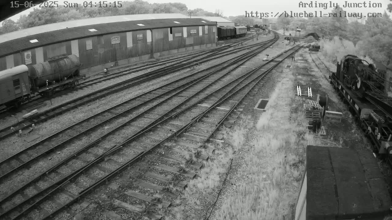 Sheffield Green, Bluebell Railway, Sheffield Park Station Ardingly Junction Live Cam - Uckfield, Wealden, East Sussex, South East, England, United Kingdom