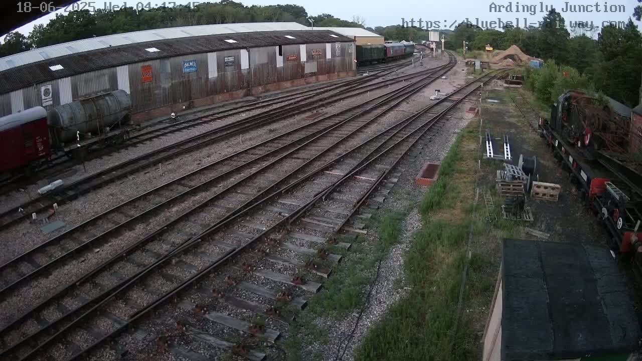 Sheffield Green, Bluebell Railway, Sheffield Park Station Ardingly Junction Live Cam - Uckfield, Wealden, East Sussex, South East, England, United Kingdom