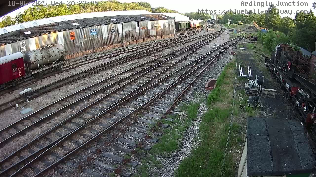 Sheffield Green, Bluebell Railway, Sheffield Park Station Ardingly Junction Live Cam - Uckfield, Wealden, East Sussex, South East, England, United Kingdom