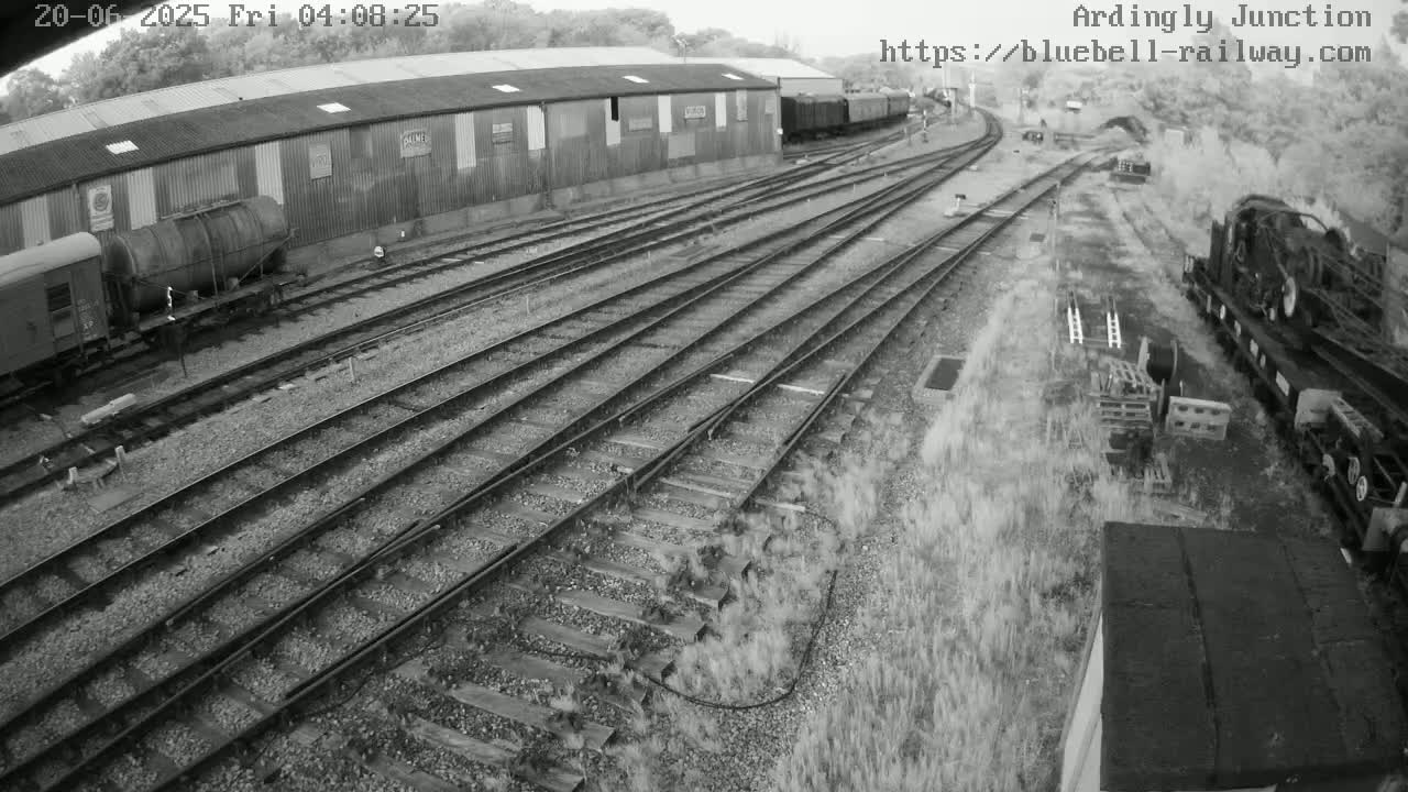Sheffield Green, Bluebell Railway, Sheffield Park Station Ardingly Junction Live Cam - Uckfield, Wealden, East Sussex, South East, England, United Kingdom