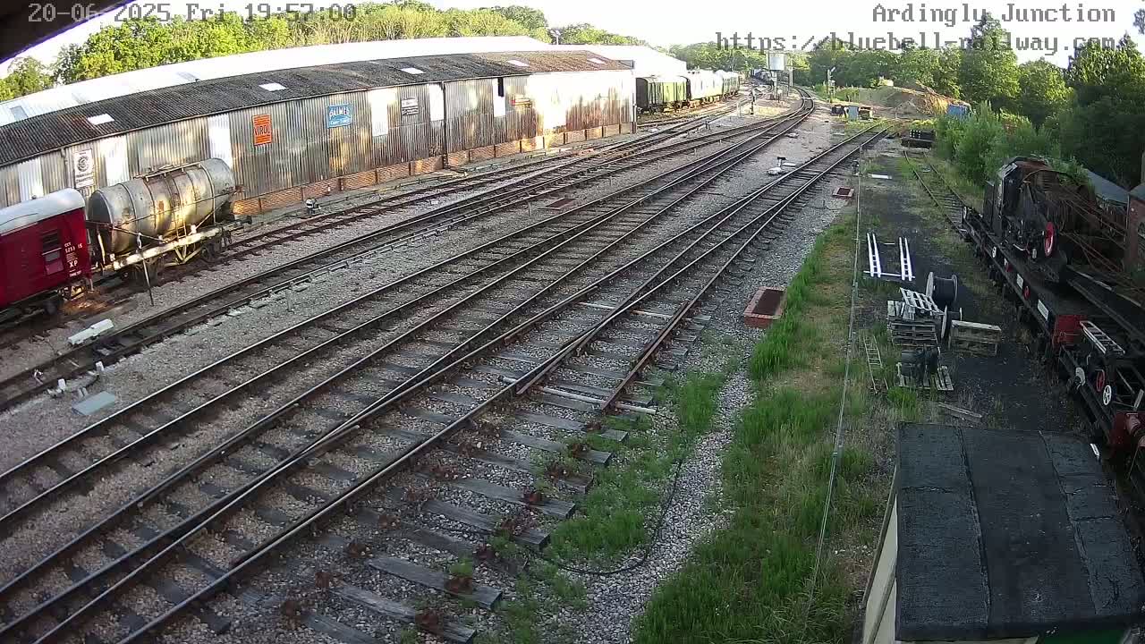 Sheffield Green, Bluebell Railway, Sheffield Park Station Ardingly Junction Live Cam - Uckfield, Wealden, East Sussex, South East, England, United Kingdom