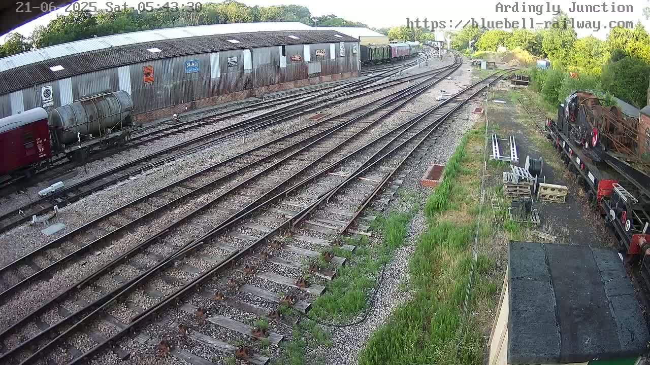 Sheffield Green, Bluebell Railway, Sheffield Park Station Ardingly Junction Live Cam - Uckfield, Wealden, East Sussex, South East, England, United Kingdom
