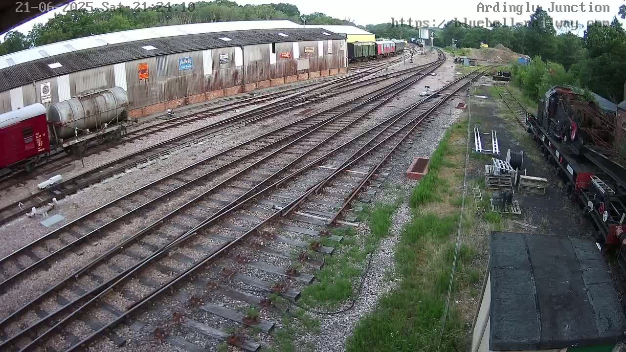 Sheffield Green, Bluebell Railway, Sheffield Park Station Ardingly Junction Live Cam - Uckfield, Wealden, East Sussex, South East, England, United Kingdom