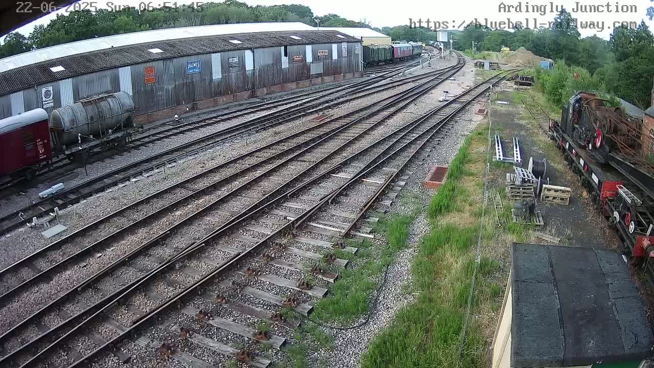 Sheffield Green, Bluebell Railway, Sheffield Park Station Ardingly Junction Live Cam - Uckfield, Wealden, East Sussex, South East, England, United Kingdom