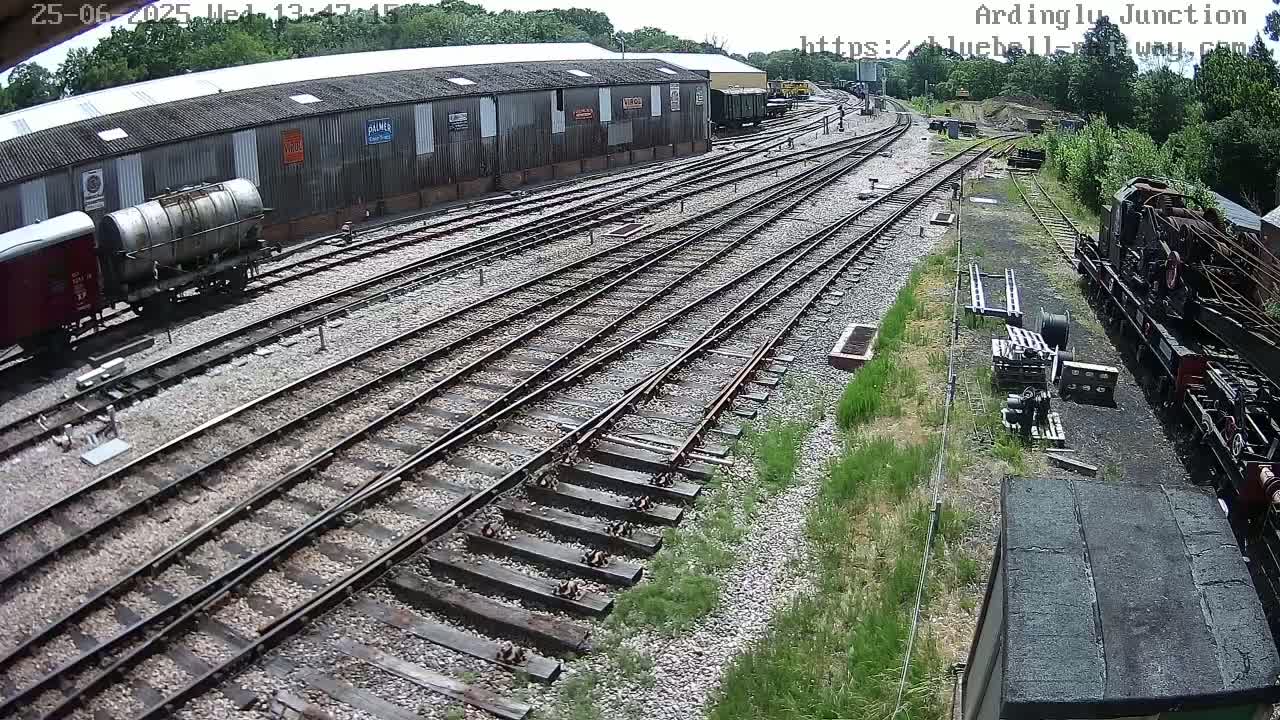 Sheffield Green, Bluebell Railway, Sheffield Park Station Ardingly Junction Live Cam - Uckfield, Wealden, East Sussex, South East, England, United Kingdom