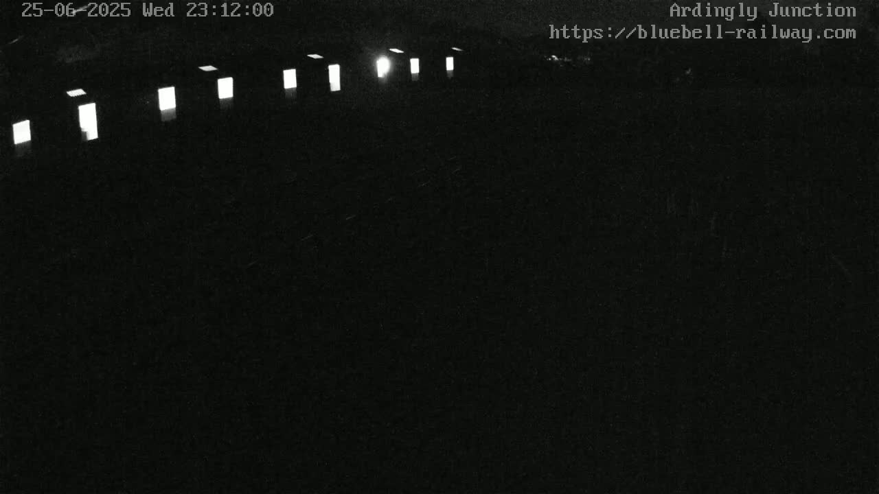 Sheffield Green, Bluebell Railway, Sheffield Park Station Ardingly Junction Live Cam - Uckfield, Wealden, East Sussex, South East, England, United Kingdom