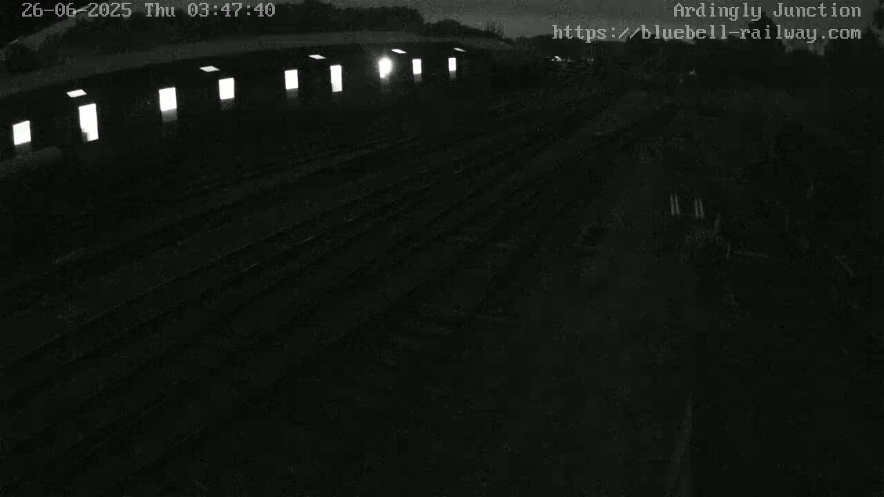 Sheffield Green, Bluebell Railway, Sheffield Park Station Ardingly Junction Live Cam - Uckfield, Wealden, East Sussex, South East, England, United Kingdom