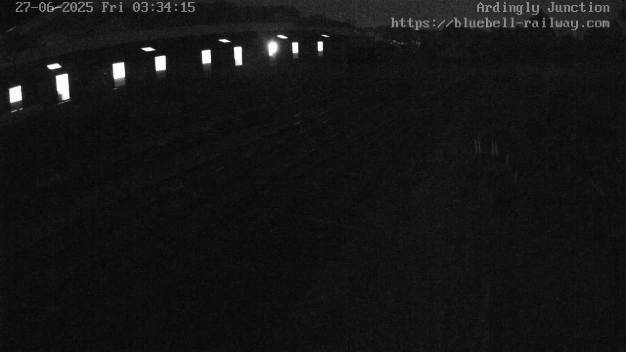 Sheffield Green, Bluebell Railway, Sheffield Park Station Ardingly Junction Live Cam - Uckfield, Wealden, East Sussex, South East, England, United Kingdom