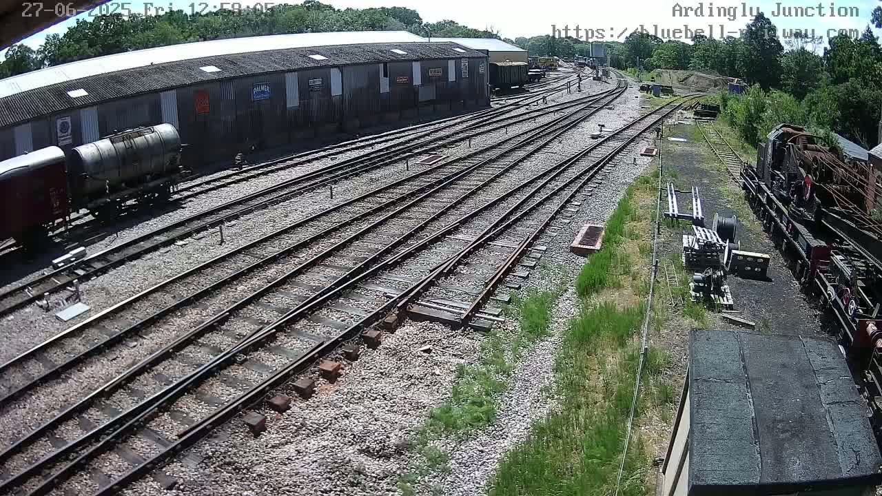 Sheffield Green, Bluebell Railway, Sheffield Park Station Ardingly Junction Live Cam - Uckfield, Wealden, East Sussex, South East, England, United Kingdom