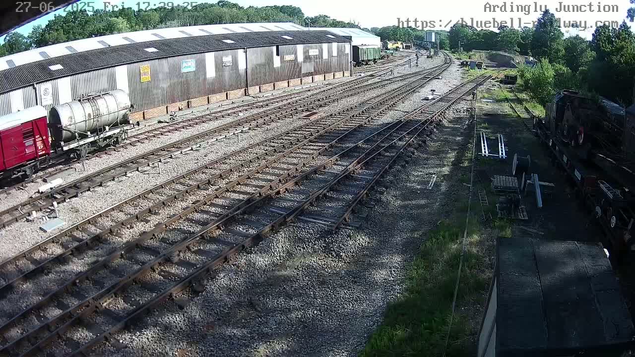Sheffield Green, Bluebell Railway, Sheffield Park Station Ardingly Junction Live Cam - Uckfield, Wealden, East Sussex, South East, England, United Kingdom
