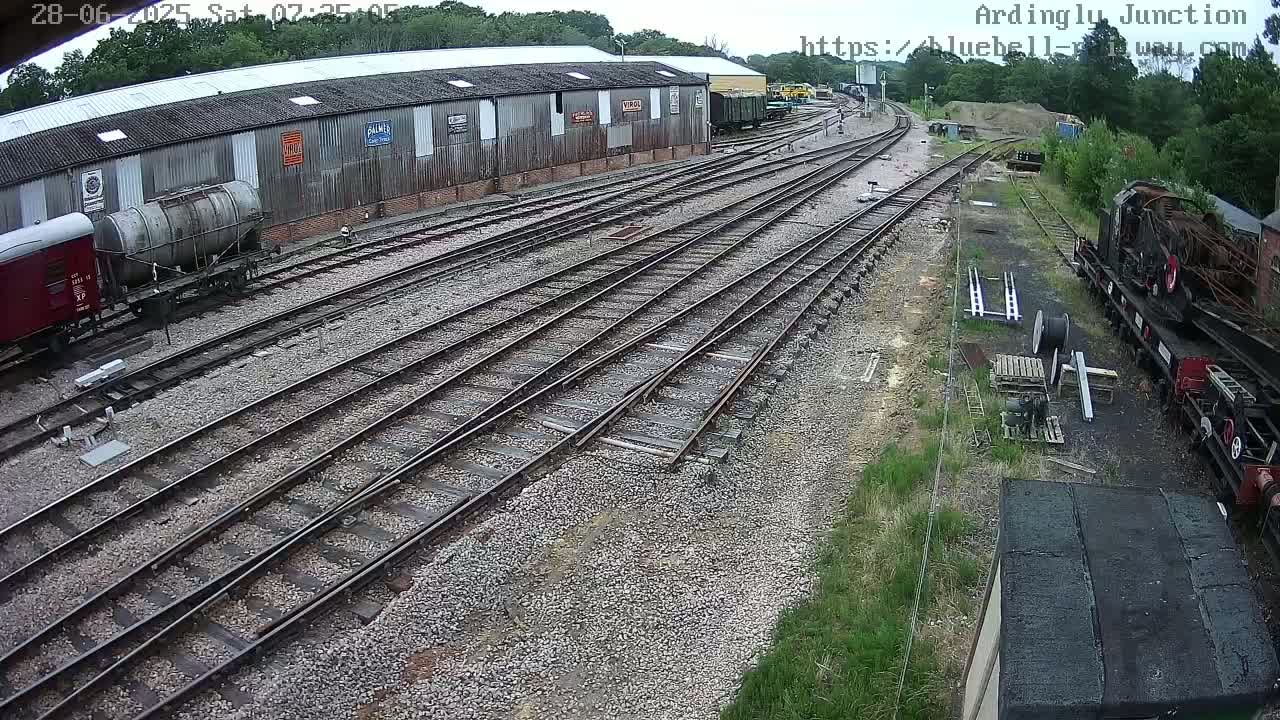 Sheffield Green, Bluebell Railway, Sheffield Park Station Ardingly Junction Live Cam - Uckfield, Wealden, East Sussex, South East, England, United Kingdom