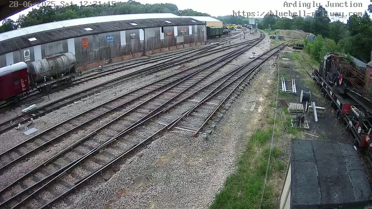 Sheffield Green, Bluebell Railway, Sheffield Park Station Ardingly Junction Live Cam - Uckfield, Wealden, East Sussex, South East, England, United Kingdom