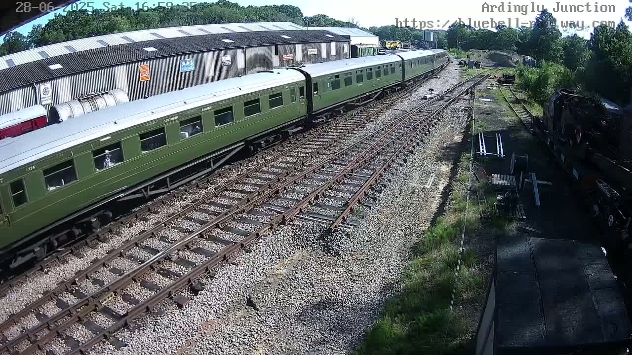 Sheffield Green, Bluebell Railway, Sheffield Park Station Ardingly Junction Live Cam - Uckfield, Wealden, East Sussex, South East, England, United Kingdom