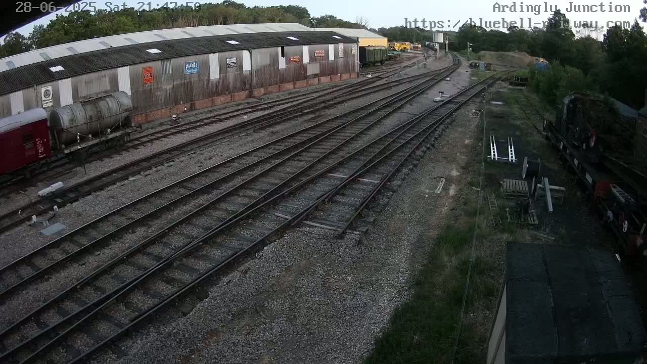 Sheffield Green, Bluebell Railway, Sheffield Park Station Ardingly Junction Live Cam - Uckfield, Wealden, East Sussex, South East, England, United Kingdom