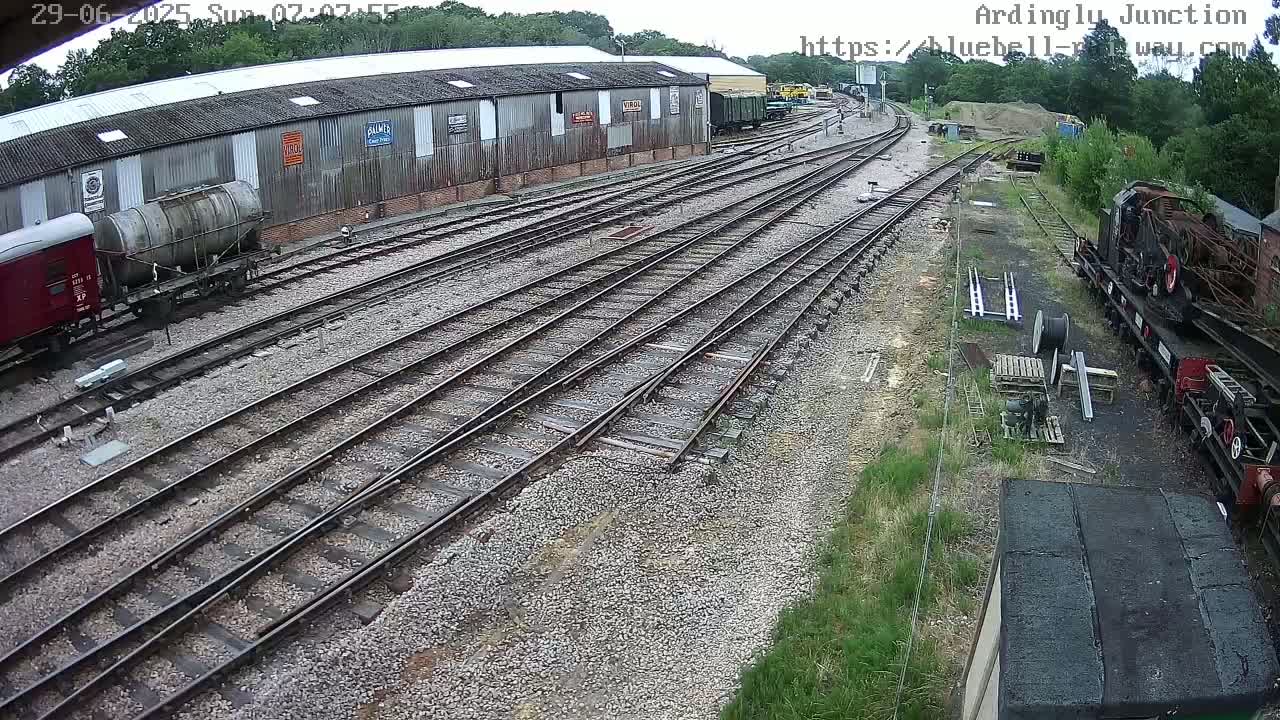 Sheffield Green, Bluebell Railway, Sheffield Park Station Ardingly Junction Live Cam - Uckfield, Wealden, East Sussex, South East, England, United Kingdom