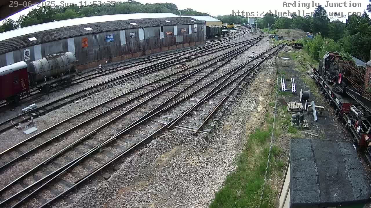 Sheffield Green, Bluebell Railway, Sheffield Park Station Ardingly Junction Live Cam - Uckfield, Wealden, East Sussex, South East, England, United Kingdom