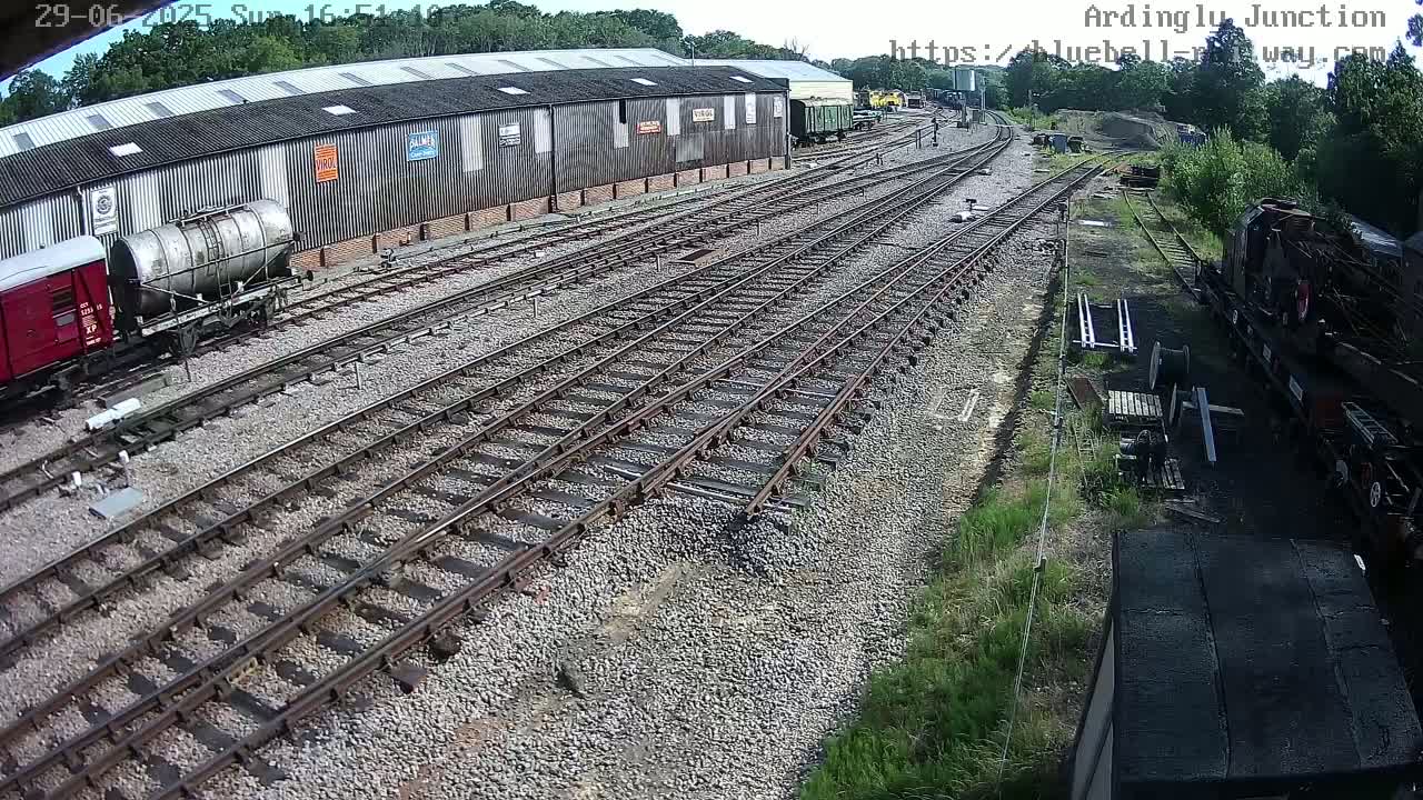 Sheffield Green, Bluebell Railway, Sheffield Park Station Ardingly Junction Live Cam - Uckfield, Wealden, East Sussex, South East, England, United Kingdom