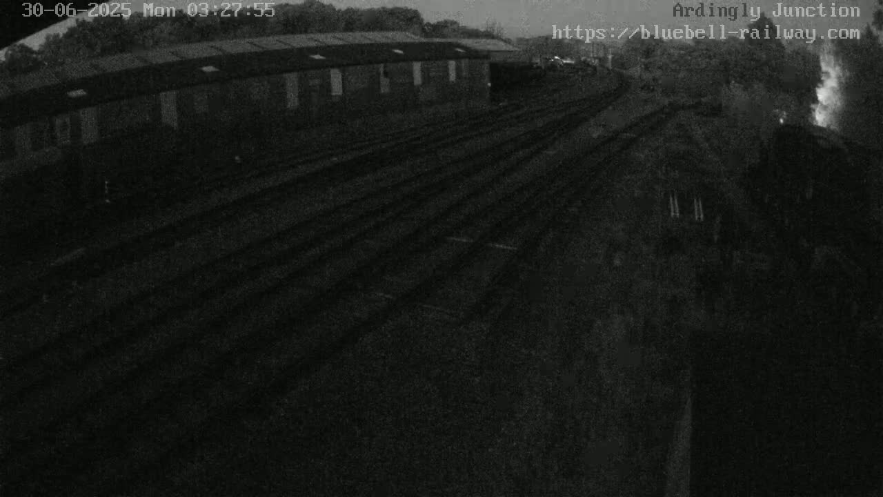 Sheffield Green, Bluebell Railway, Sheffield Park Station Ardingly Junction Live Cam - Uckfield, Wealden, East Sussex, South East, England, United Kingdom