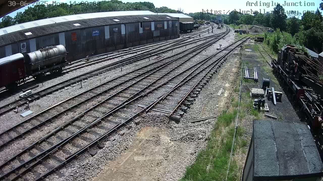 Sheffield Green, Bluebell Railway, Sheffield Park Station Ardingly Junction Live Cam - Uckfield, Wealden, East Sussex, South East, England, United Kingdom