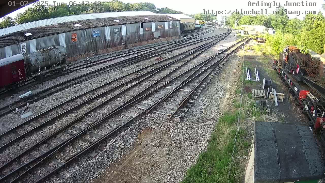 Sheffield Green, Bluebell Railway, Sheffield Park Station Ardingly Junction Live Cam - Uckfield, Wealden, East Sussex, South East, England, United Kingdom