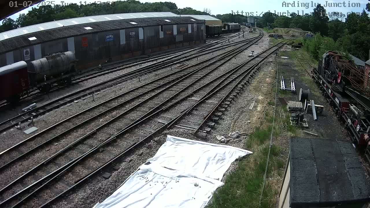 Sheffield Green, Bluebell Railway, Sheffield Park Station Ardingly Junction Live Cam - Uckfield, Wealden, East Sussex, South East, England, United Kingdom
