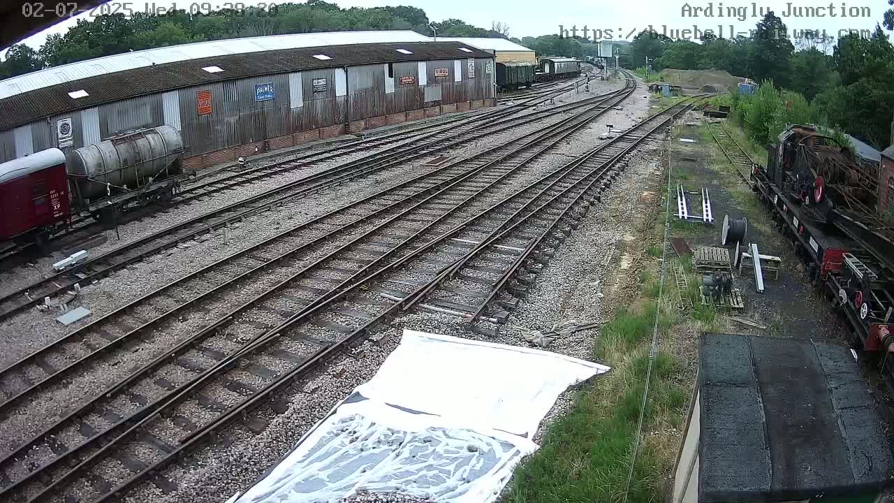 Sheffield Green, Bluebell Railway, Sheffield Park Station Ardingly Junction Live Cam - Uckfield, Wealden, East Sussex, South East, England, United Kingdom