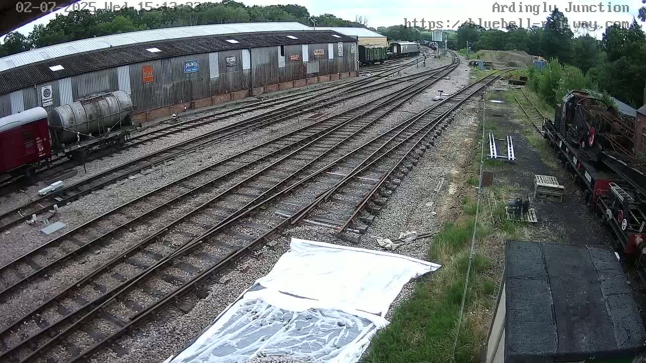 Sheffield Green, Bluebell Railway, Sheffield Park Station Ardingly Junction Live Cam - Uckfield, Wealden, East Sussex, South East, England, United Kingdom