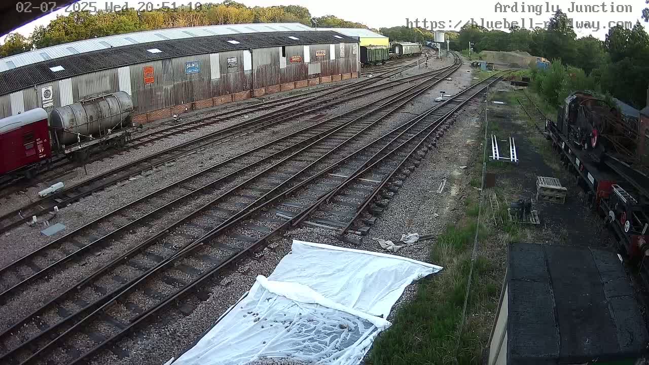 Sheffield Green, Bluebell Railway, Sheffield Park Station Ardingly Junction Live Cam - Uckfield, Wealden, East Sussex, South East, England, United Kingdom
