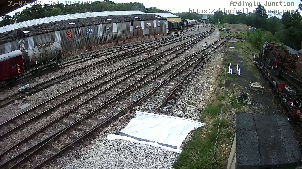 Sheffield Green, Bluebell Railway, Sheffield Park Station Ardingly Junction Live Cam - Uckfield, Wealden, East Sussex, South East, England, United Kingdom