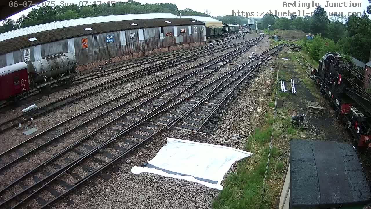 Sheffield Green, Bluebell Railway, Sheffield Park Station Ardingly Junction Live Cam - Uckfield, Wealden, East Sussex, South East, England, United Kingdom