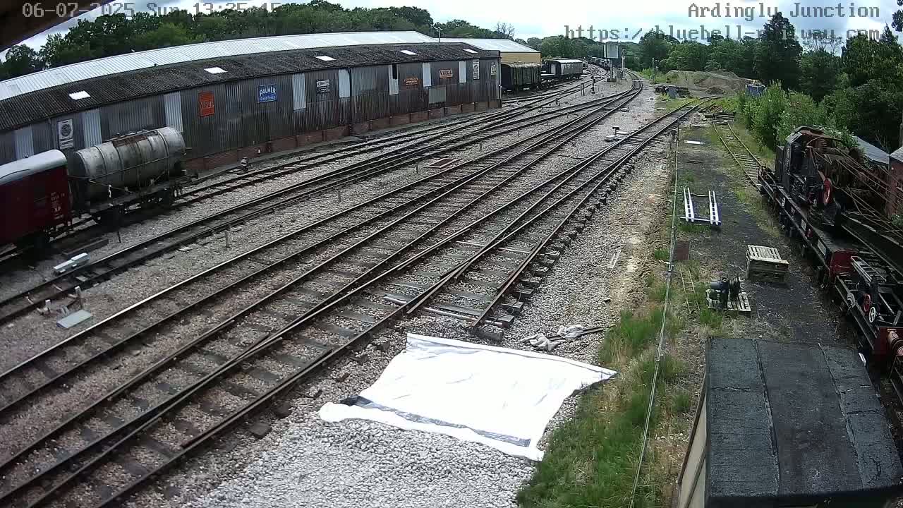 Sheffield Green, Bluebell Railway, Sheffield Park Station Ardingly Junction Live Cam - Uckfield, Wealden, East Sussex, South East, England, United Kingdom