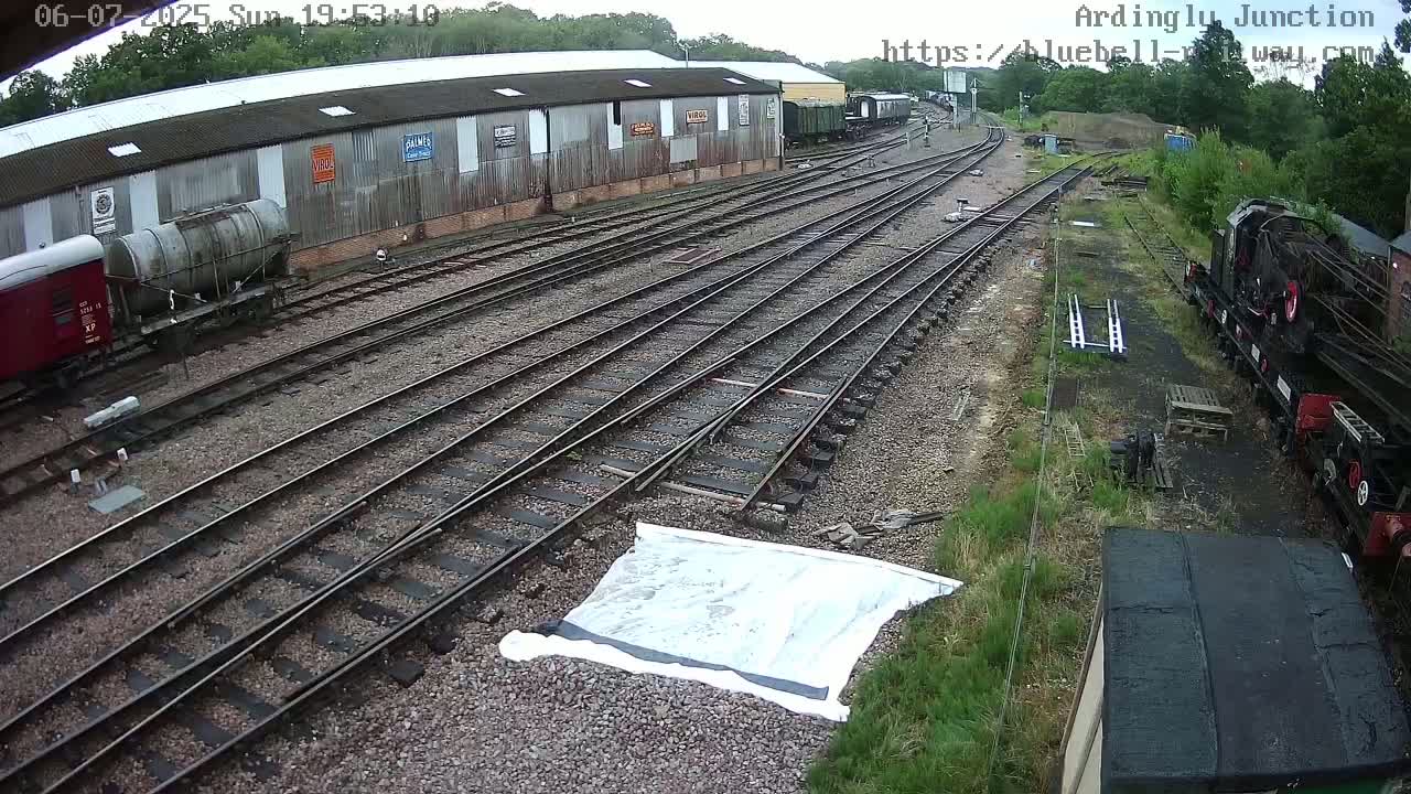 Sheffield Green, Bluebell Railway, Sheffield Park Station Ardingly Junction Live Cam - Uckfield, Wealden, East Sussex, South East, England, United Kingdom