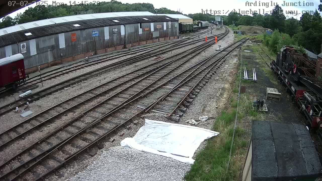 Sheffield Green, Bluebell Railway, Sheffield Park Station Ardingly Junction Live Cam - Uckfield, Wealden, East Sussex, South East, England, United Kingdom