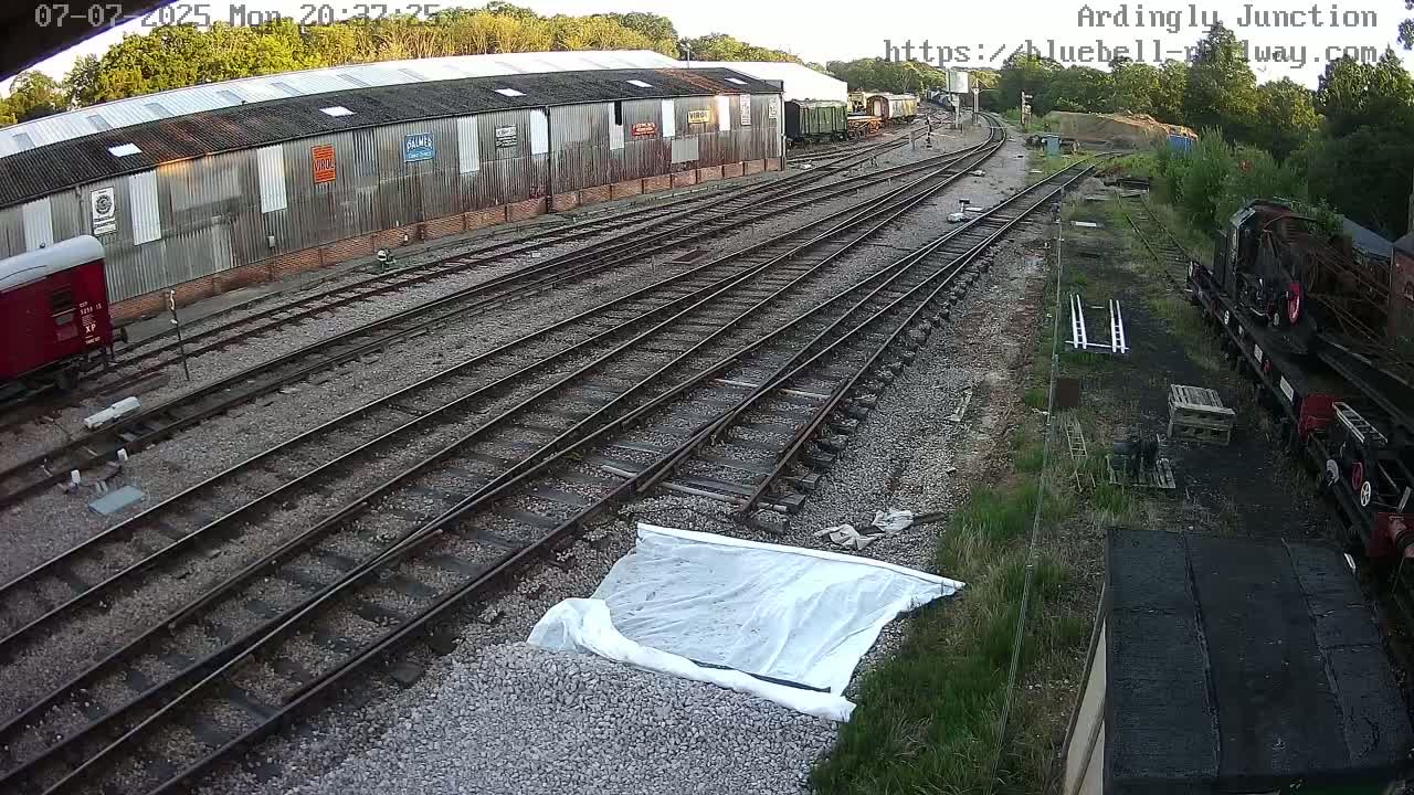 Sheffield Green, Bluebell Railway, Sheffield Park Station Ardingly Junction Live Cam - Uckfield, Wealden, East Sussex, South East, England, United Kingdom
