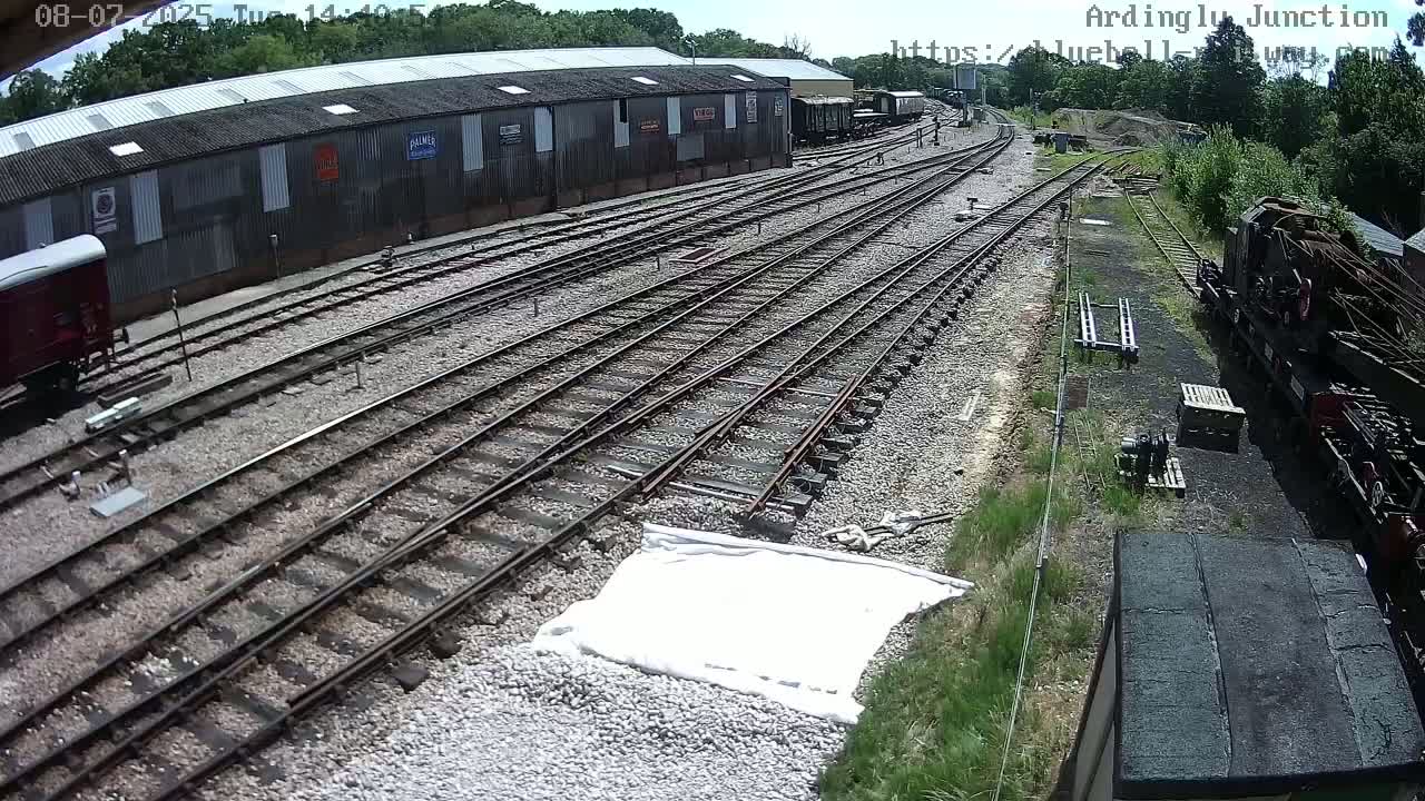 Sheffield Green, Bluebell Railway, Sheffield Park Station Ardingly Junction Live Cam - Uckfield, Wealden, East Sussex, South East, England, United Kingdom
