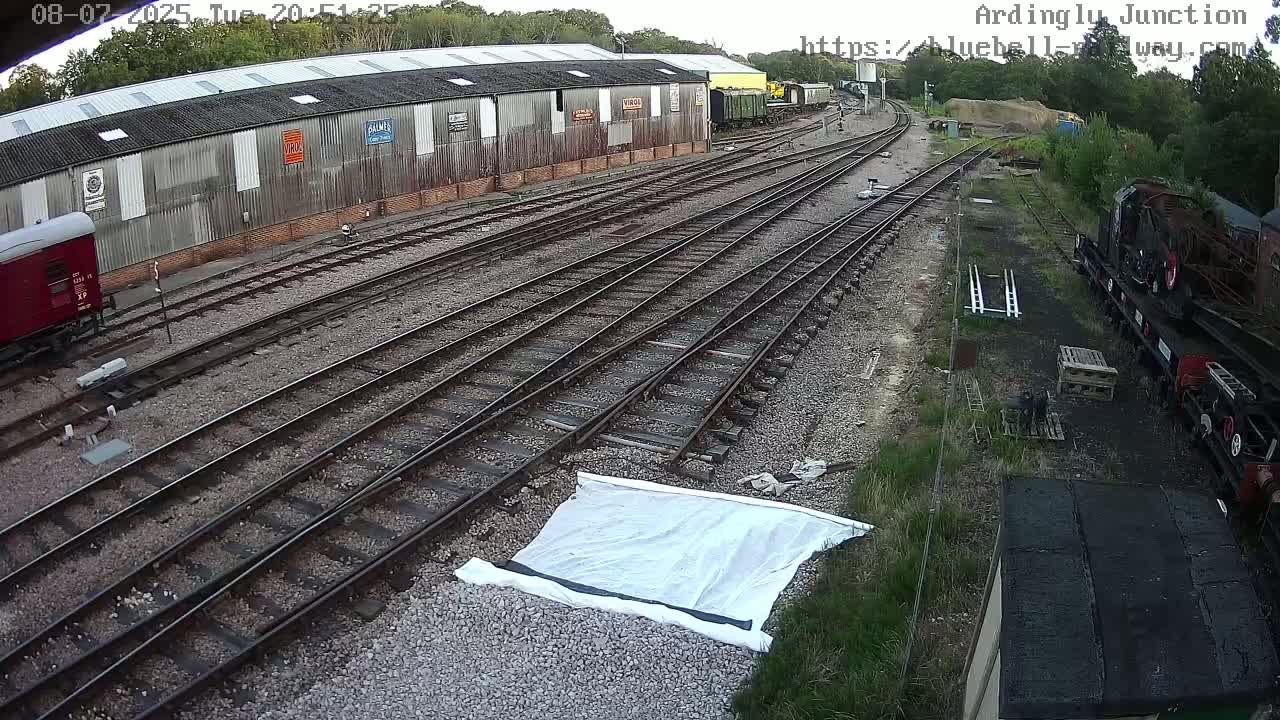 Sheffield Green, Bluebell Railway, Sheffield Park Station Ardingly Junction Live Cam - Uckfield, Wealden, East Sussex, South East, England, United Kingdom