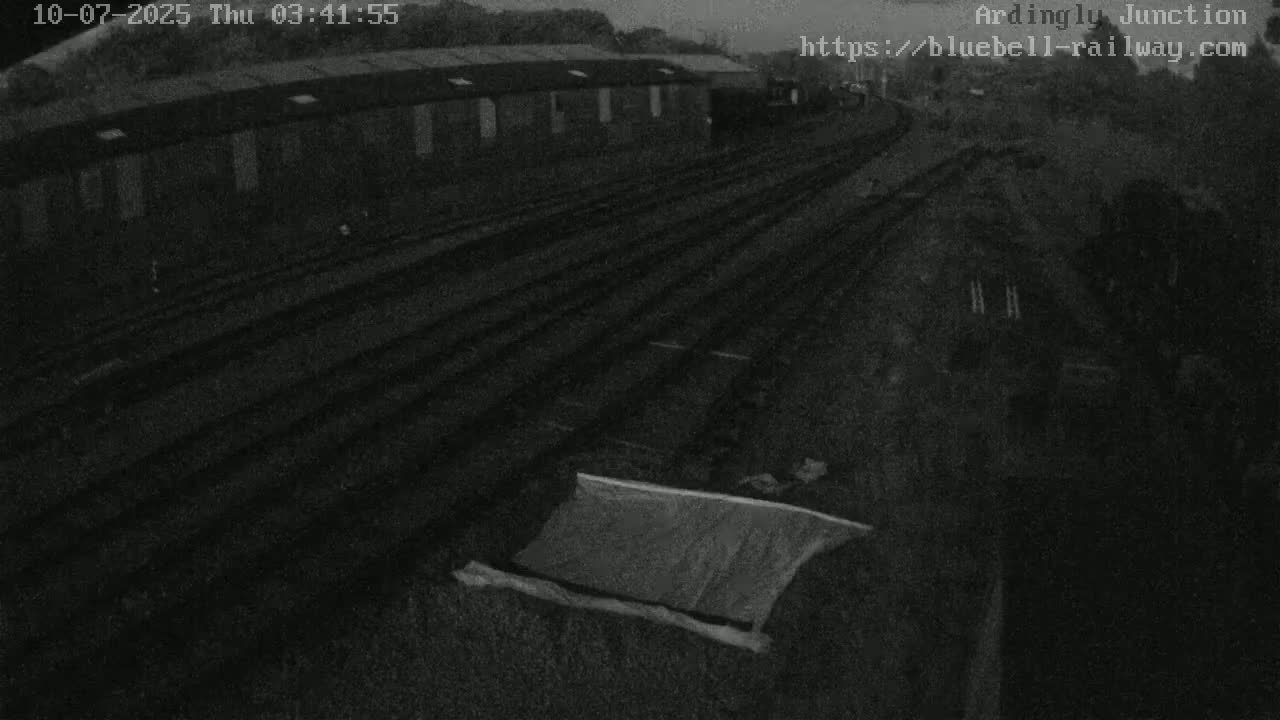 Sheffield Green, Bluebell Railway, Sheffield Park Station Ardingly Junction Live Cam - Uckfield, Wealden, East Sussex, South East, England, United Kingdom