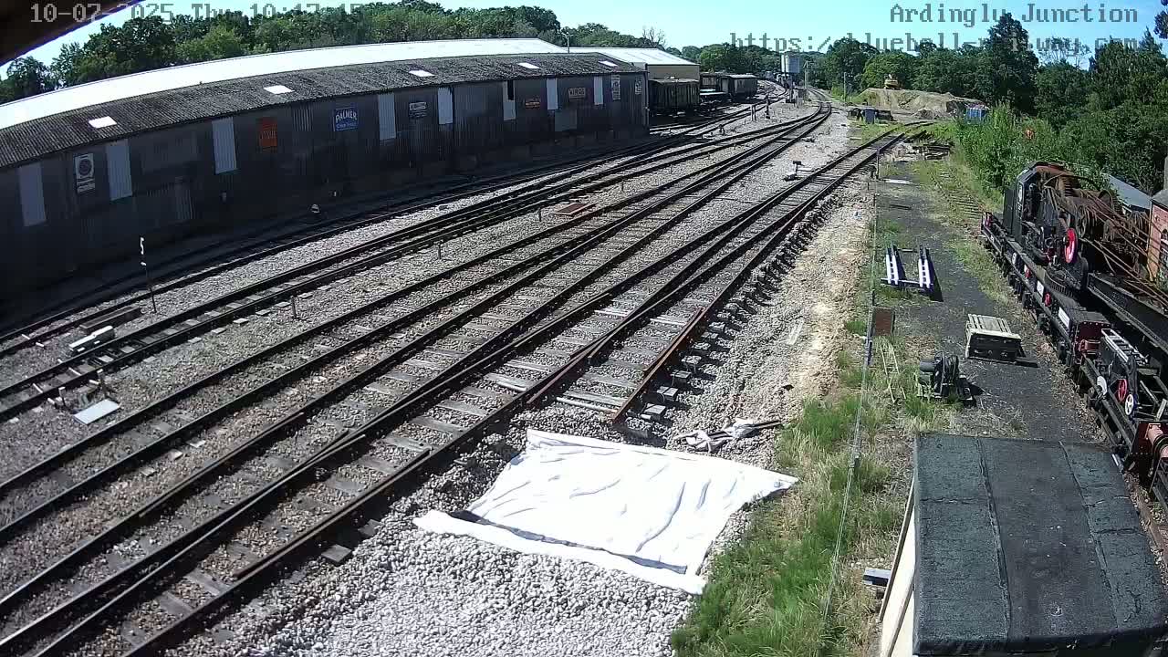 Sheffield Green, Bluebell Railway, Sheffield Park Station Ardingly Junction Live Cam - Uckfield, Wealden, East Sussex, South East, England, United Kingdom