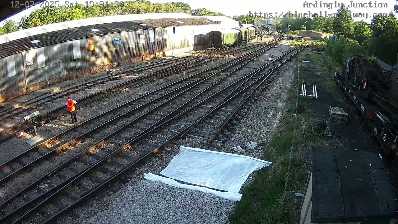 Sheffield Green, Bluebell Railway, Sheffield Park Station Ardingly Junction Live Cam - Uckfield, Wealden, East Sussex, South East, England, United Kingdom