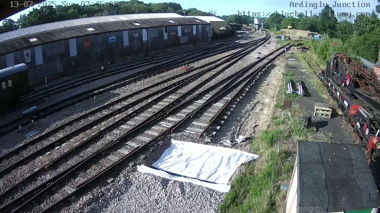 Sheffield Green, Bluebell Railway, Sheffield Park Station Ardingly Junction Live Cam - Uckfield, Wealden, East Sussex, South East, England, United Kingdom